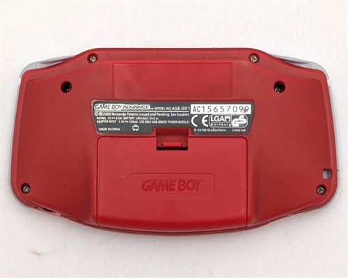 Gameboy Advance - Custom Red - Konsol - SNR AC15657099 (B Grade) (Genbrug)